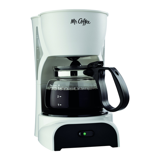 Mr Coffee DR Serie Manual Del Usuario