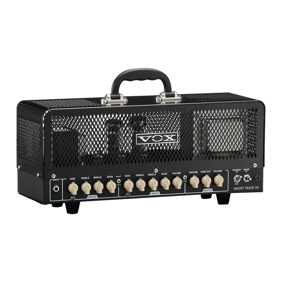 Vox Night Train 50H G2 Manual De Usuario