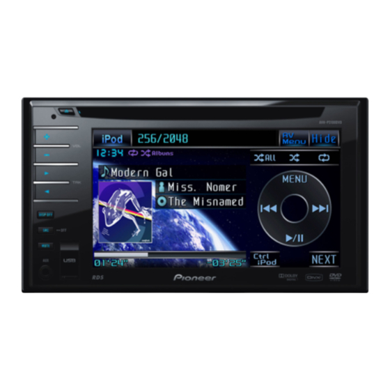 Pioneer AVH-P3100DVD Manual De Instrucciones