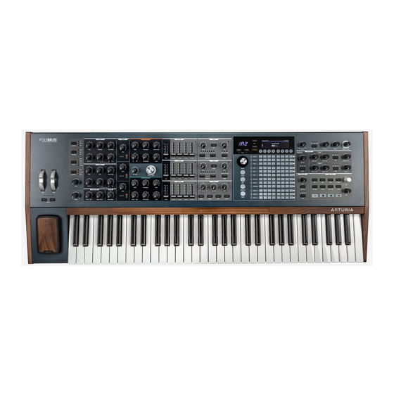 Arturia Polybrute Manual Del Usuario