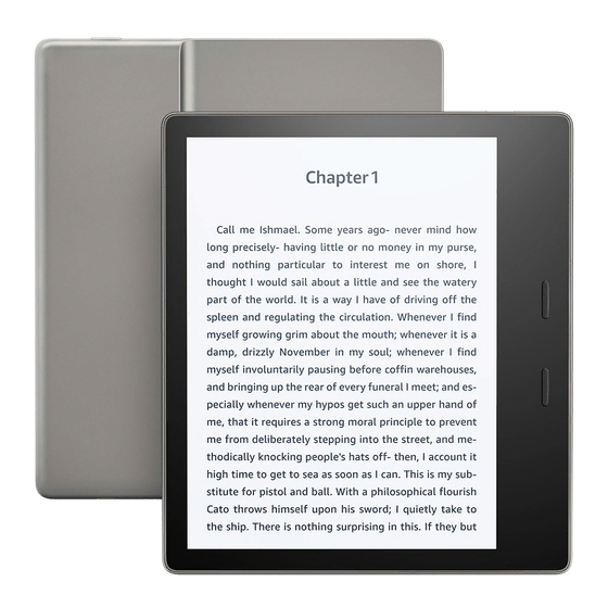 Amazon Kindle oasis Guia Del Usuario