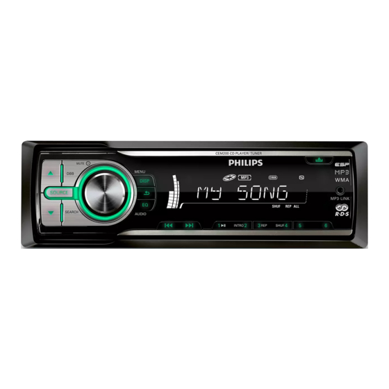 Philips CEM200 Manual Del Usuario