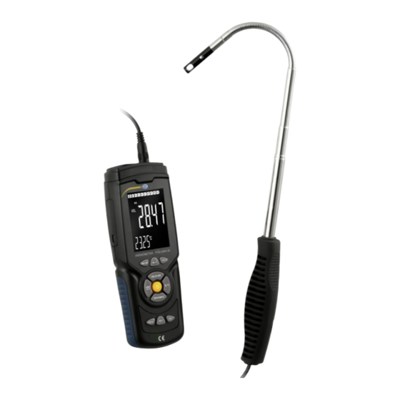 PCE Instruments PCE-HWA 30 Manual De Instrucciones