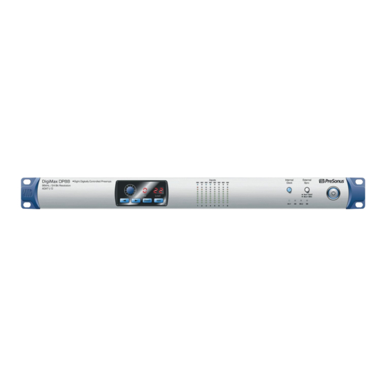 PRESONUS DigiMax DP88 Manual De Usuario