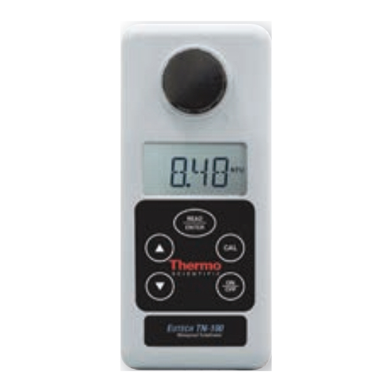 Thermo Scientific Eutech TN-100 Instrucciones De Funcionamiento