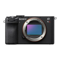 Sony ILCE-7CR Guía De Inicio