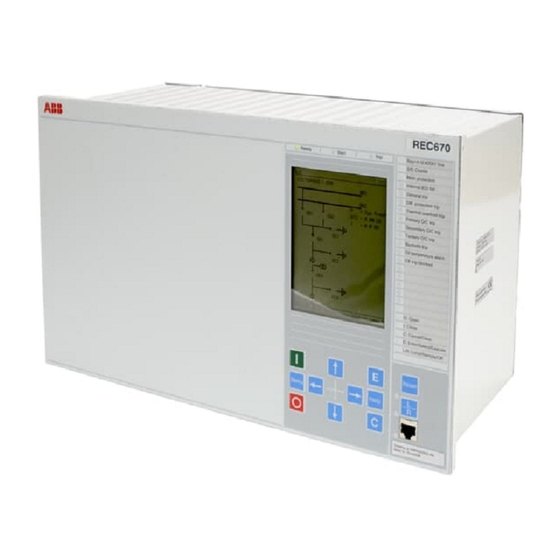 ABB REC670 Manual De Referencia