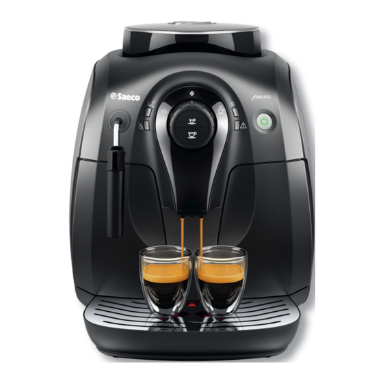 Philips Saeco XSMALL HD8644 Guía Rápida De Inicio