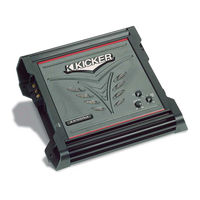 Kicker ZX500.1 Manual De Instrucciones