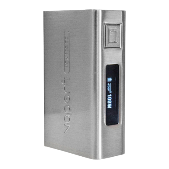 Vaporfi VOX 100 TC Manuales