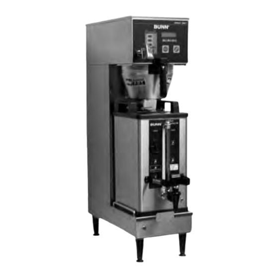 Bunn SINGLE SH DBC Manual De Instalación Y Operación