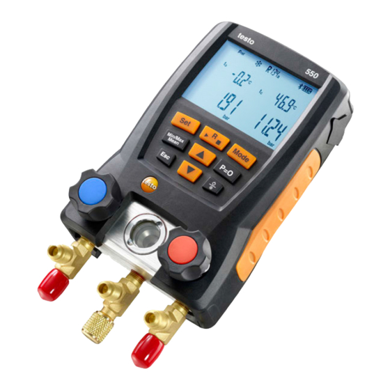 testo 549 Manuales