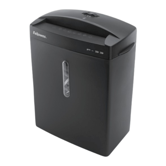 Fellowes POWERSHRED P-20 Manual De Usario