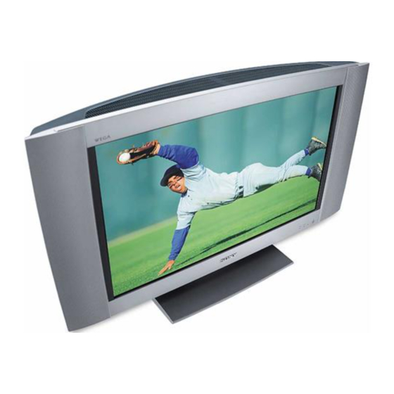 Sony WEGA KLV-26HG2 Manual De Instrucciones