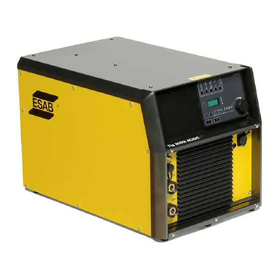 ESAB Origo Tig 3000i AC/DC Instrucciones De Uso