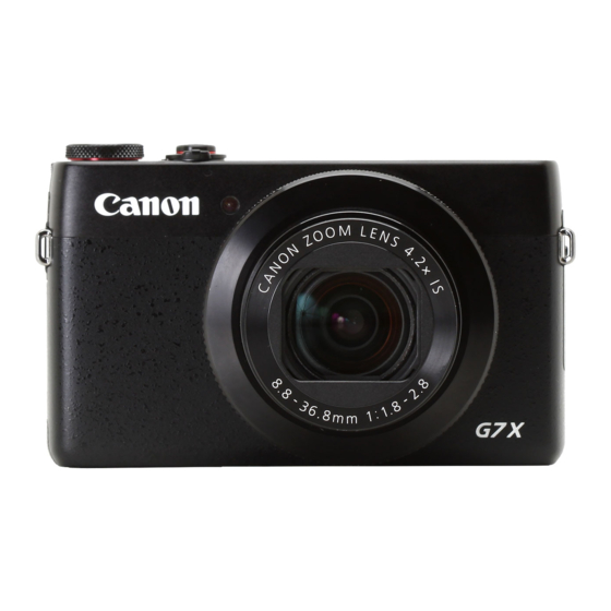 Canon PowerShot G7X Guia Del Usuario
