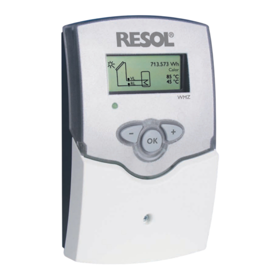 Resol WMZ Manual Para El Instalador Especializado