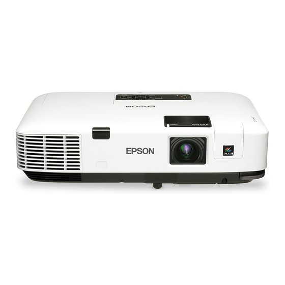 Epson PowerLite 1830 Guia De Funcionamiento