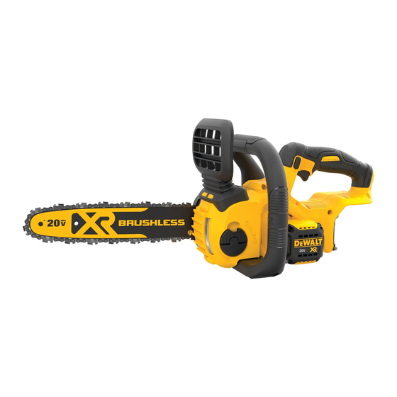 DeWalt DCCS620B Manual De Instrucciones