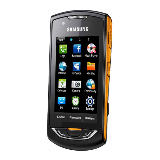Samsung GT-S5620 Manual De Usuario