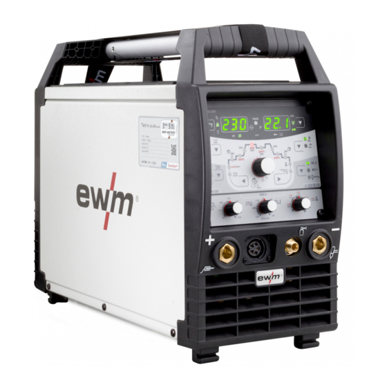 EWM Tetrix 230 DC Smart 2.0 puls TM Manuales