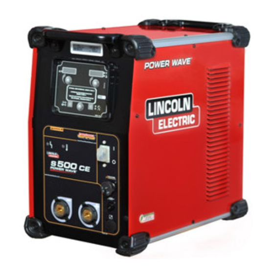 Lincoln Electric POWER WAVE S350 CE Manual De Instrucciones