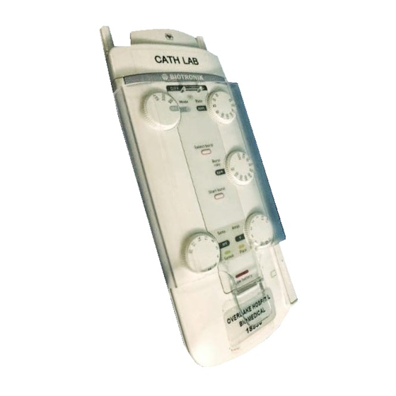 BIOTRONIK Reocor S Manual Tecnico