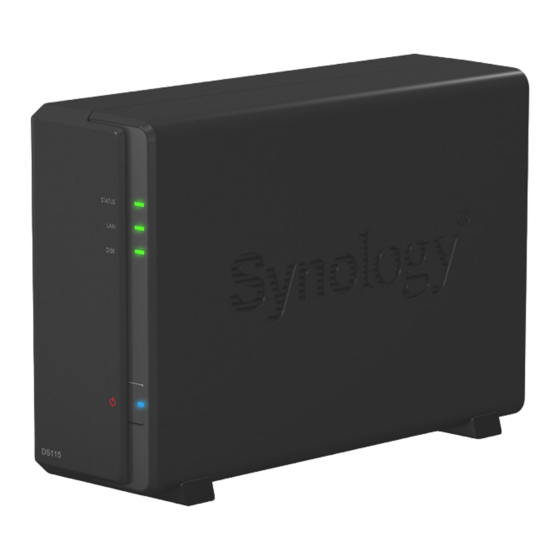 Synology DiskStation DS115 Guía De Instalación Rápida