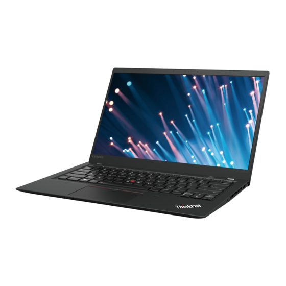 Lenovo ThinkPad X1 Carbon Manual De Instrucciones