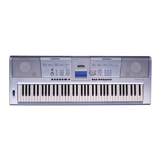 Yamaha Portable Grand DGX-205 Manuales