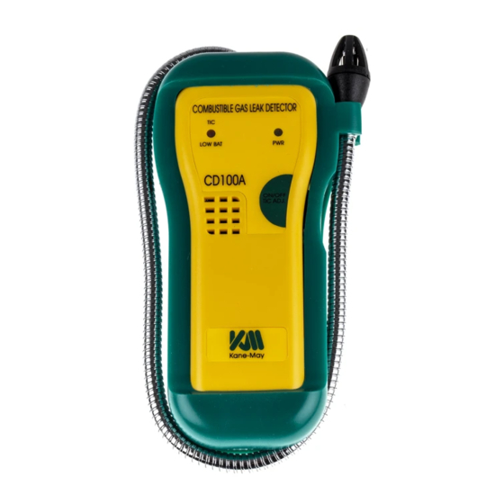 Kane CD100A Instrucciones De Operación