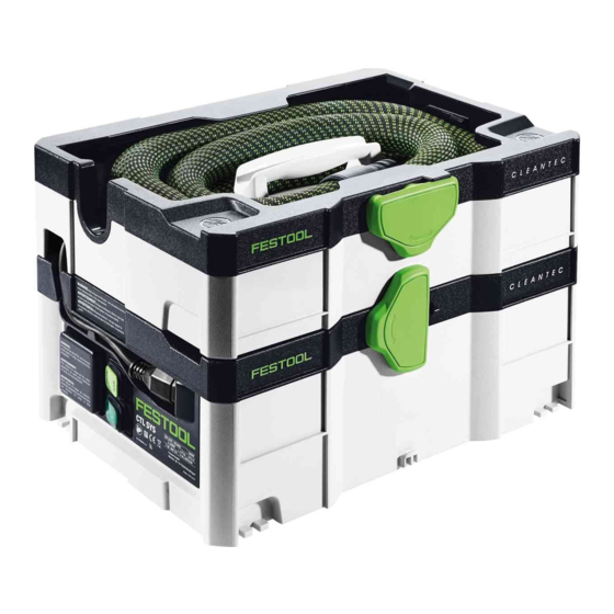 Festool CT SYS HEPA Manual De Instrucciones