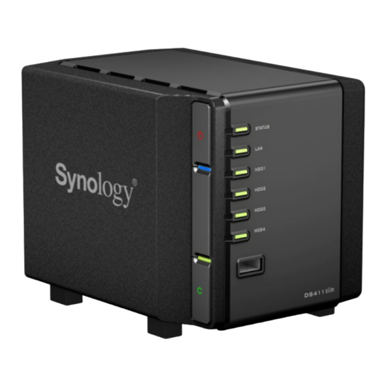 Synology DiskStation DS411slim Guía De Instalación Rápida