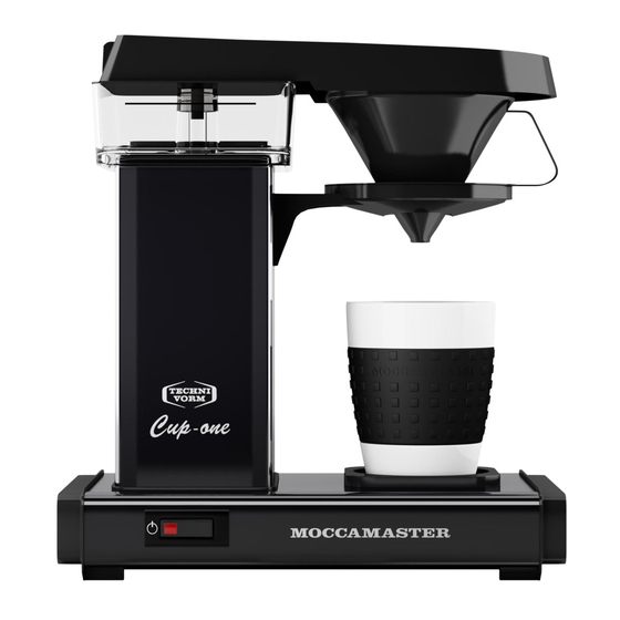 Technivorm Moccamaster Cup-One 69211 Manuales