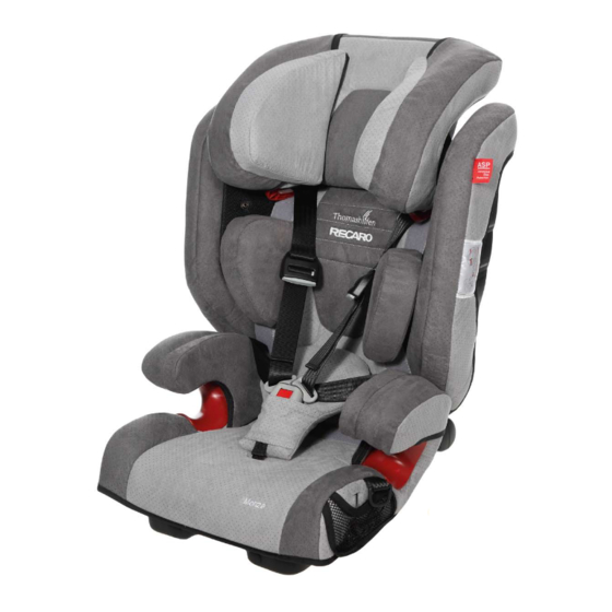 Thomashilfen Recaro Monza Reha Instrucciones De Montaje