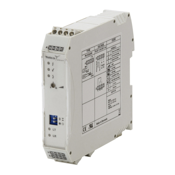 Telco Sensors PA 15 Manual De Usuario