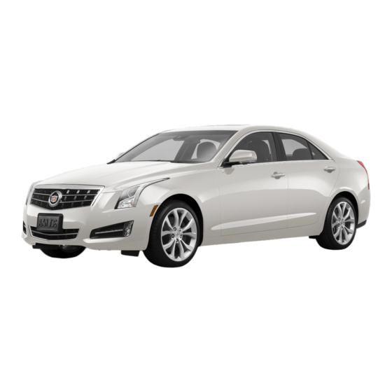 Cadillac ATS 2014 Manuales