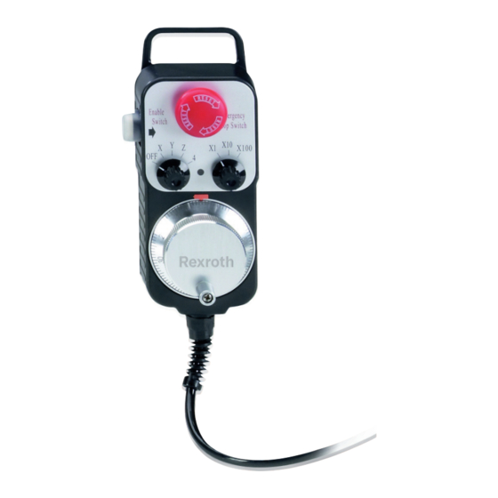 Bosch Rexroth IndraControl VCH 02 Instrucciones De Funcionamiento