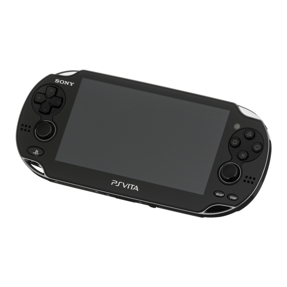 Sony PSVita Manual De Instrucciones