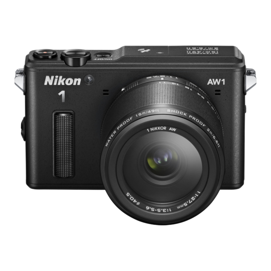 Nikon 1 AW1 Manual De Referencia