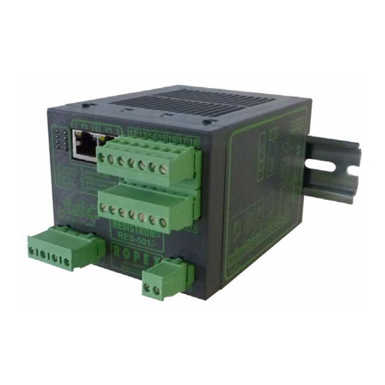 Ropex RESISTRON RES-5011 Instrucciones De Servicio