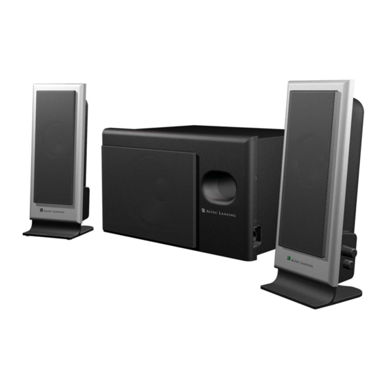 Altec Lansing VS-2121 Guia Del Usuario