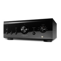 Denon PMA-A100 Manual Del Usuario