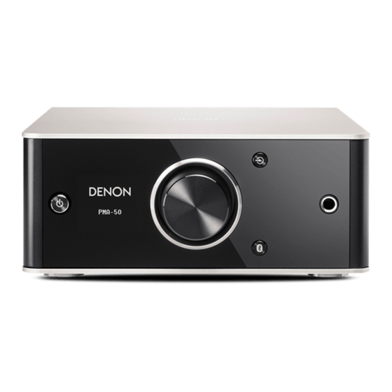 Denon PMA-50 Manual Del Usuario