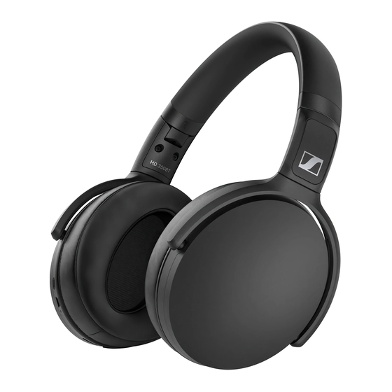 Sennheiser HD 350BT Manual De Instrucciones