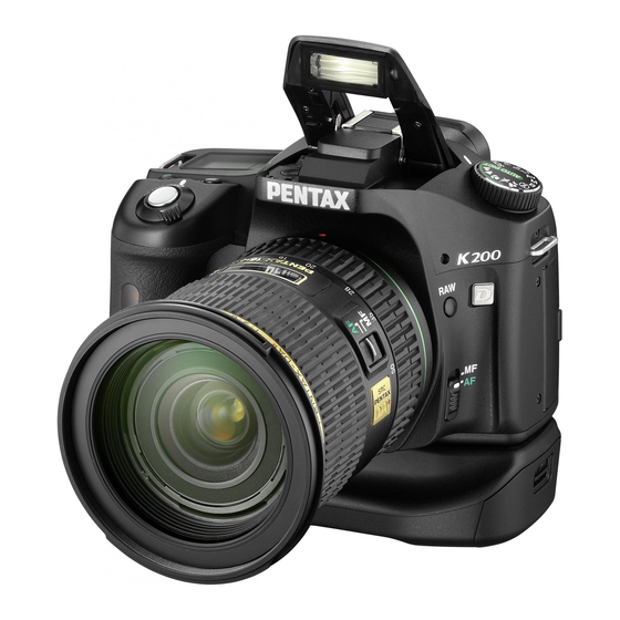 Pentax K200D Manual De Instrucciones