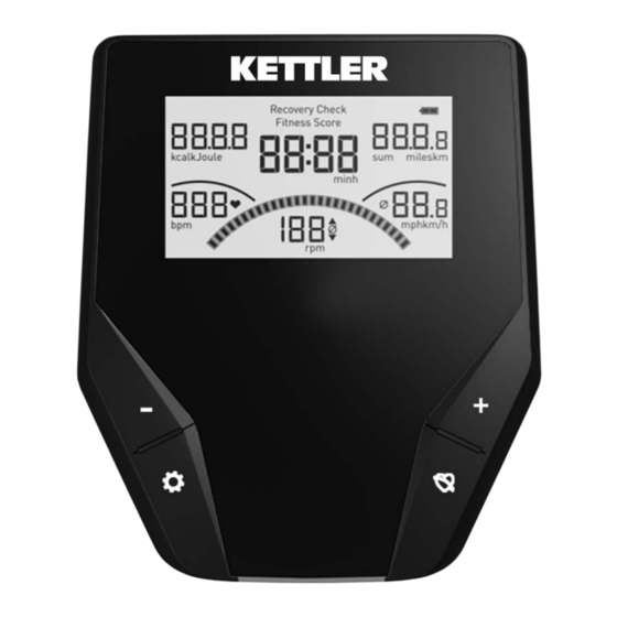 Kettler M-Display Manual Del Usuario
