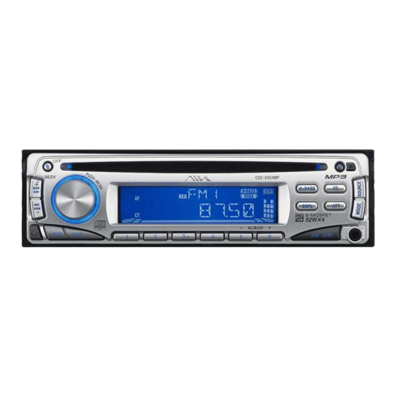 Aiwa CDC-X504MP Manual De Instrucciones