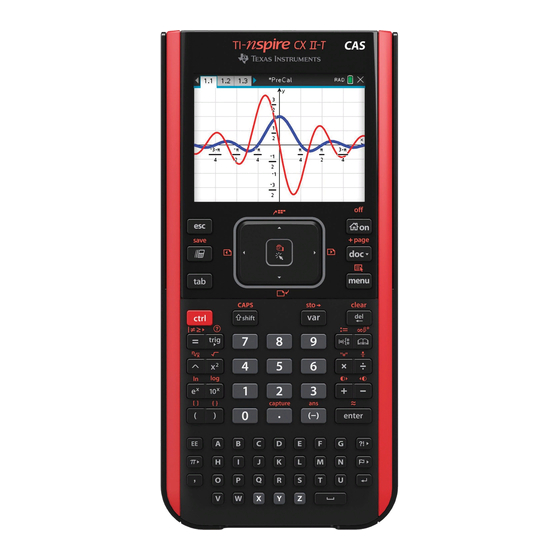 Texas Instruments TI-Nspire CX II Guia