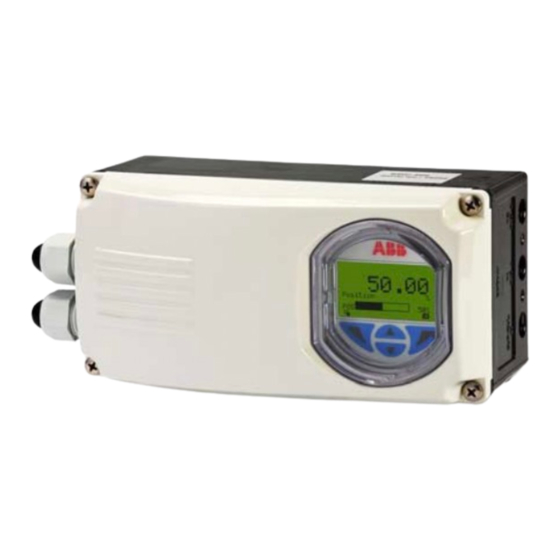 ABB PositionMaster EDP300 Instrucciónes De Puesta En Marcha